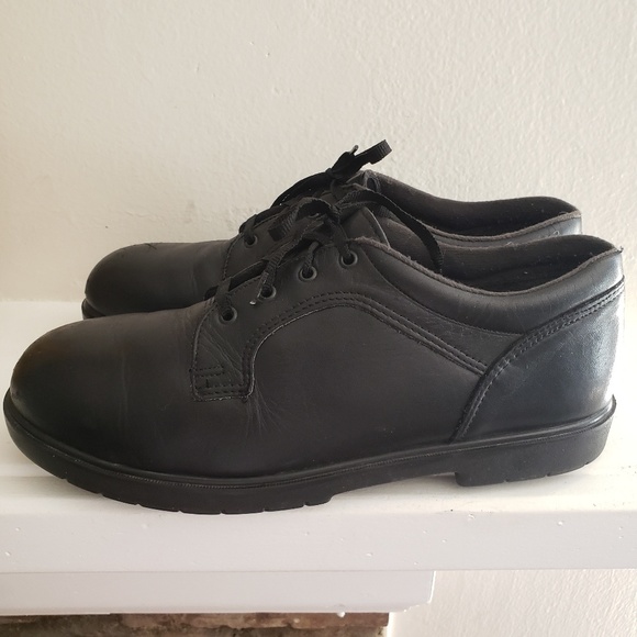 Red Wing Black Steel Toe Safety Work Shoes Size 9 Made in USA - Picture 4 of 8